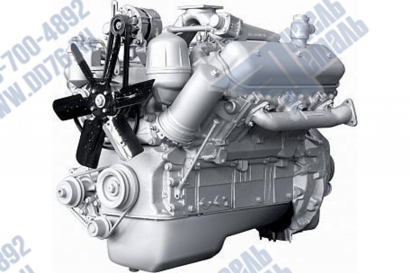 Картинка для Двигатель ЯМЗ 236Г без КП со сцеплением 1 комплектации